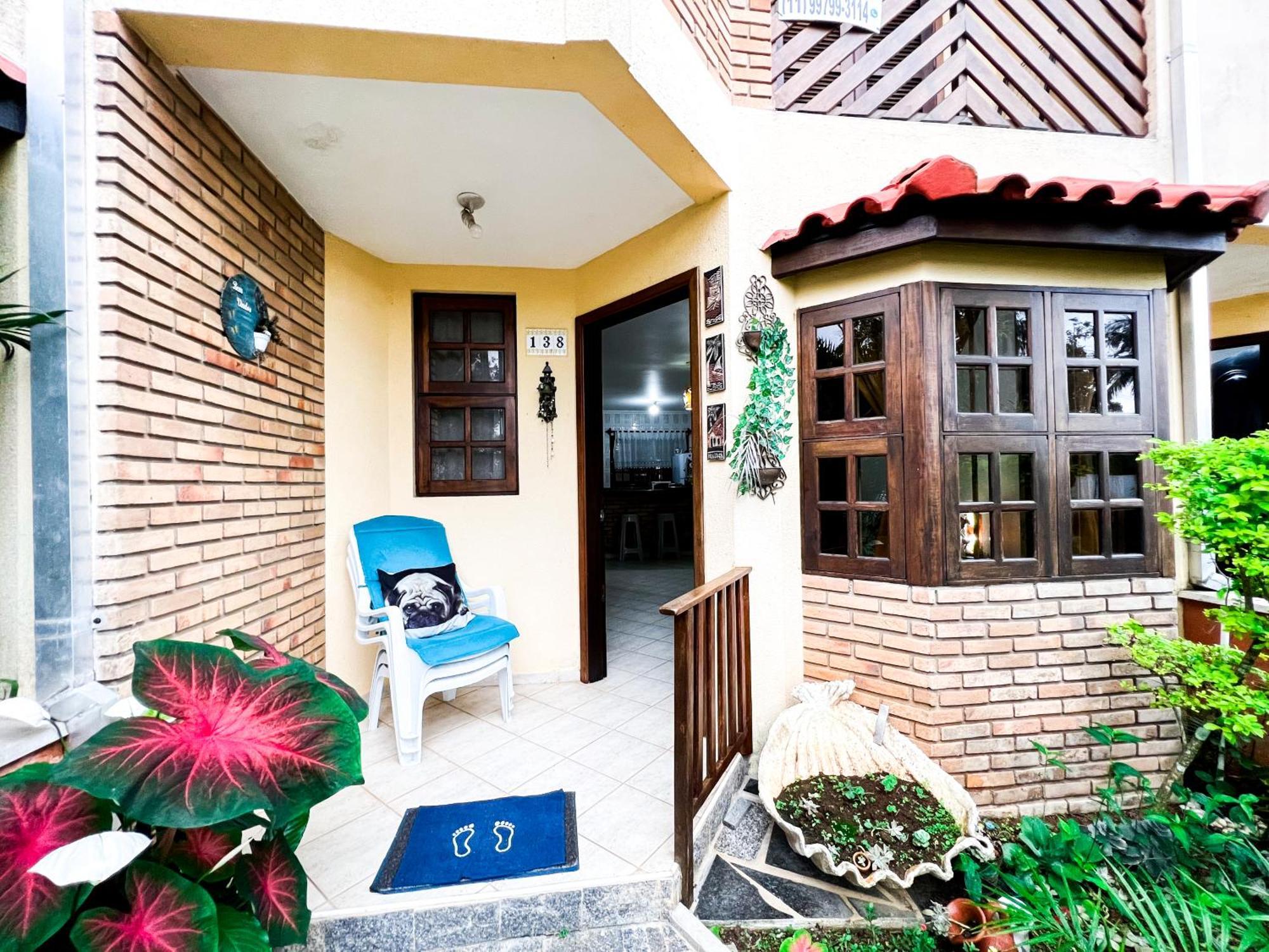 Paz E Mar Beach House - Area Gourmet Completa Карагуататуба Екстер'єр фото